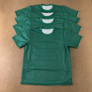 Lot of 4 A4 Kids Youth Size Large Green White Match Reversible Jersey NB3172 New